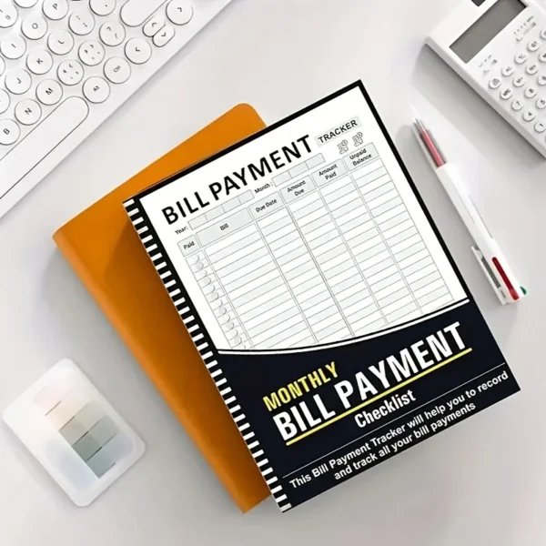 Monthly Bill Payment Tracker – Spiral-Bound Expense Record Notebook - Image 6